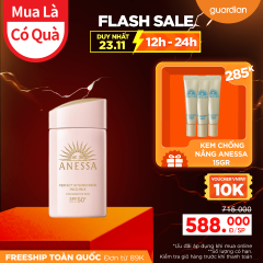 Sữa Chống Nắng Dịu Nhẹ Dành Cho Da Nhạy Cảm & Trẻ Em Anessa Perfect Uv Sunscreen Mild Milk Spf50+ Pa++++ 60Ml