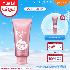 Sữa Rửa Mặt Ẩm Mịn Và Săn Chắc Da Perfect Whip Collagen In Senka 120Gr