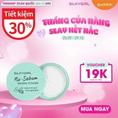 Phấn Phủ Khoáng Dạng Bột Silkygirl No Sebum Mineral Powder 5Gr