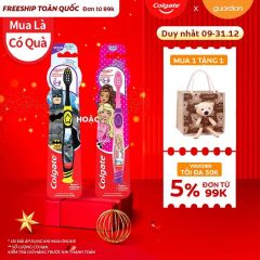 Bàn chải đánh răng Trẻ em Colgate Barbie/Spider Man (Giao 1 loại ngẫu