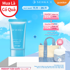 Tinh Chất Chống Nắng Nâng Tông Trắng Mượt Senka Perfect Uv Essence Spf50+ Pa++++ 50Gr