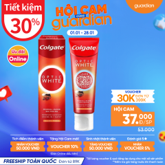 Kem Đánh Răng Sáng Răng Từ Khoáng Núi Lửa Colgate Optic White Volcanic Mineral 100g