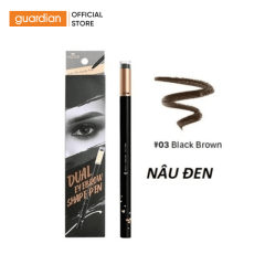 Chì Mày Định Hình Vacosi All In One 03 Black Brown Nâu Đen 5Ml