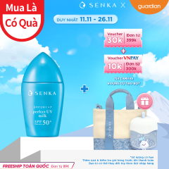 Sữa Chống Nắng Dưỡng Ẩm Da Senka Perfect Uv Milk Spf50/Pa++++ 40Ml