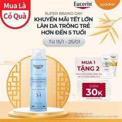 Nước Tẩy Trang Cho Da Nhạy Cảm Eucerin Dermatoclean Micellar 400Ml