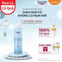 Nước Tẩy Trang Cho Da Nhạy Cảm Eucerin Dermatoclean Micellar 400Ml