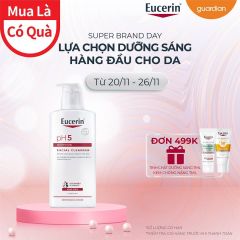 Sữa Rửa Mặt Không Gây Kích Ứng Cho Da Nhạy Cảm Eucerin Ph5 Facial Cleanser 400Ml