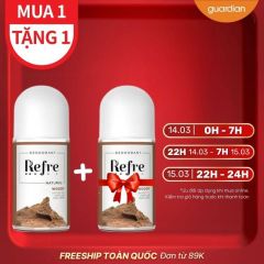 Lăn Khử Mùi Hương Gỗ Natural Woody Refre 40Ml