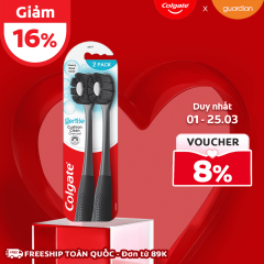 Bàn chải đánh răng Colgate Cushion clean Charcoal bộ đôi