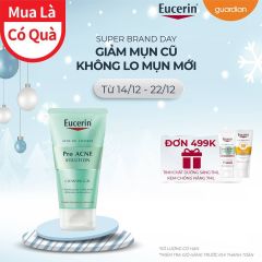 Gel Rửa Mặt Eucerin Giảm Mụn Proacne 75Ml