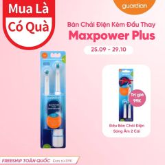 Bàn Chải Đánh Răng Điện Guardian Maxpower Plus Toothbrush Kèm Đầu Thay