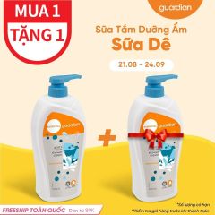 Sữa Tắm Dạng Kem Dưỡng Ẩm Guardian Essential Goat'S Milk Moisturising Shower Cream Sữa Dê 1000Ml