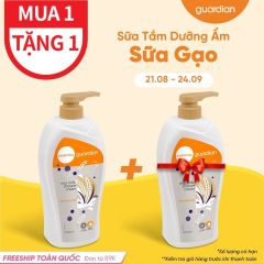 Sữa Tắm Dạng Kem Dưỡng Ẩm Guardian Essential Rice Milk Moisturising Shower Cream Sữa Gạo 1000Ml