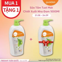 Sữa Tắm Tươi Mát Guardian Essential Aloe Vera Body Wash Chiết Xuất Lô Hội / Nha Đam 1000Ml