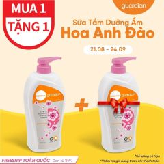 Sữa Tắm Dạng Kem Dưỡng Ẩm Guardian Essential Cherry Blossom Moisturising Shower Cream Chiết Xuất Anh Đào 1000Ml