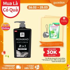 Sữa Tắm Gội Romano Gentleman 650G