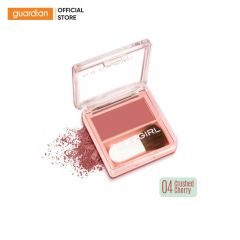 Phấn Má Hồng Silkygirl Hour #04 Crushed Cherry Đỏ 3Gr