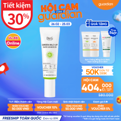 Kem Chống Nắng Cấp Ẩm Dr.G Green Mild Up Spf50+ Pa++++ 50Ml