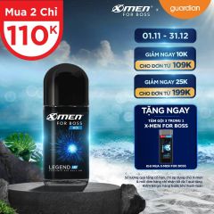 Lăn Khử Mùi X-Men For Boss Legend Hương Tinh Tế 50Ml