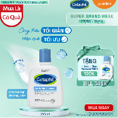 Sữa Rửa Mặt Dịu Nhẹ Không Xà Phòng Cetaphil Gentle Skin Cleaser 250Ml