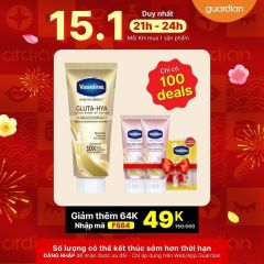 Sữa Dưỡng Thể Hỗ Trợ Sáng Da Chống Nắng Vaseline Healthy Bright Gluta-Hya Serum Brust Uv Lotion 330Ml