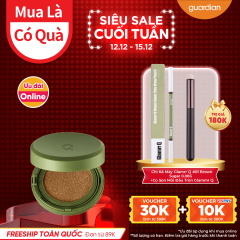 Phấn Nước Trang Điểm Cho Da Căng Bóng Glamrr Q Vegan Super Glow Cushion SPF50+/PA++++ #01 Light Beige Da Sáng 15gr