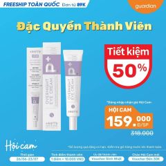 Kem Dưỡng Mắt Giúp Giảm Vết Nhăn, Mờ Thâm Quầng Mắt OOTD Overnight Eye Cream 25gr