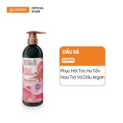 Dầu Xả Giúp Phục Hồi Tóc Hư Tổn, Cho Tóc Chắc Khỏe Eco Garden Camellia & Argan Repair & Strengthen Conditioner Chiết Xuất Từ Hoa Trà Và Dầu Argan 500ml