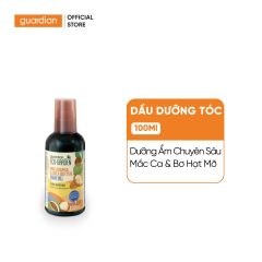 Dầu Dưỡng Tóc Dưỡng Ẩm Chuyên Sâu Eco Garden Macadamia & Shea Butter Ultra Moisture Hair Oil Chiết Xuất Từ Hạt Mắc Ca Và Bơ Hạt Mỡ 100ml