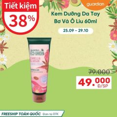 Kem Dưỡng Da Tay Giúp Phục Hồi Hư Tổn Và Chăm Sóc Da Eco Garden Camellia & Argan Repair & Care Hand Cream Chiết Xuất Từ Hoa Trà Và Dầu Argan 60ml