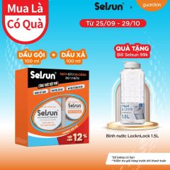 SELSUN BỘ SẢN PHẨM CHỐNG GÀU (DẦU GỘI 100ML+ DẦU XẢ 100ML)