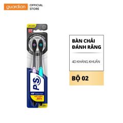 Bộ 2 Bàn Chải P/S 4D Kháng Khuẩn 99.9%