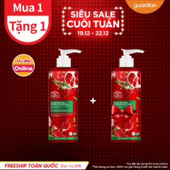 Sữa Tắm Dưỡng Sáng Da De Leaf Pomegranate Glow And Firm Serum Shower Gel Chiết Xuất Từ Lựu Đỏ Dạng Gel 450ml