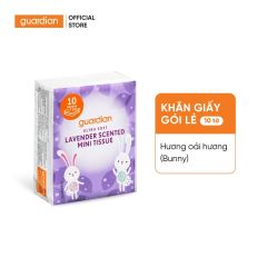 KHĂN GIẤY GÓI LẺ GUARDIAN SIÊU MỀM HƯƠNG HOA OẢI HƯƠNG PHIÊN BẢN THỎ BUNNY - GÓI 10 TỜ