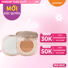 Phấn Nước Trang Điểm Che Khuyết Điểm Và Chống Nắng Millimilli Double Ampoule Cushion 208 Daisy Cho Da Sáng SPF 50+ Pa+++ 14gr