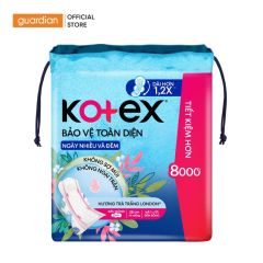 Băng Vệ Sinh Siêu Mỏng Có Cánh, Bảo Vệ Toàn Diện Kotex Dành Cho Ngày Nhiều Và Đêm 28cm x 14 miếng