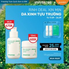 Tinh Chất Dưỡng Ẩm Innisfree Green Tea Seed Hyaluronic Serum Chiết Xuất Trà Xanh 80Ml