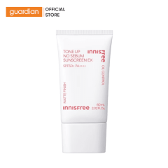 Kem Chống Nắng Nâng Tông Kiềm Dầu Innisfree Tone Up No Sebum Sunscreen EX SPF 50+ PA++++ 60ml