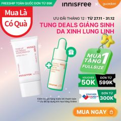 Kem Chống Nắng Nâng Tông Kiềm Dầu Innisfree Tone Up No Sebum Sunscreen EX SPF 50+ PA++++ 60ml