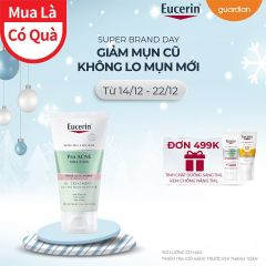 EUCERIN GEL RỬA MẶT CHO DA MỤN PRO ACNE SOLUTION 3X TREATMENT 75ML