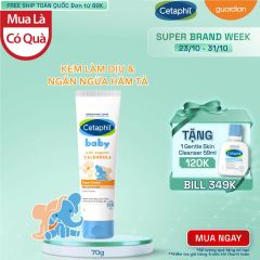 Kem Ngừa Hăm Tã Dịu Nhẹ Lành Tính CETAPHIL Baby Diaper Cream Calendular 70G