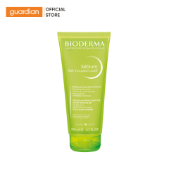 BIODERMA GEL RỬA MẶT LÀM SẠCH SÂU VÀ GIẢM MỤN SEBIUM GEL MOUSSANT ACTIF 200ML