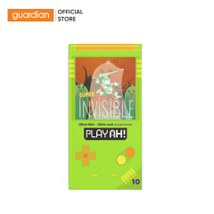 Bao Cao Su Siêu Mỏng PlayAh! Super Invisible - Hộp 10 Cái