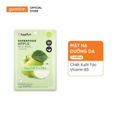 MẶT NẠ CHO DA MỤN HAPPY MASK SUPERFOOD APPLE MASK CHIẾT XUẤT TÁO XANH VÀ VITAMIN B3 23ML