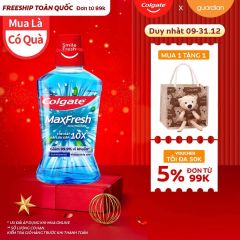 Nước Súc Miệng Bạc Hà Diệt 99% Vi Khuẩn Colgate 750ml