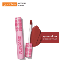 SON TRANG ĐIỂM FLAWSOME CHIC VELVET MATTE TINT QUEENDOM (ĐỎ BERRY TRẦM) 3G