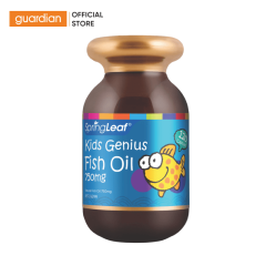 THỰC PHẨM BẢO VỆ SỨC KHỎE SPRINGLEAF KIDS GENIUS FISH OIL 750MG HỖ TRỢ TRÍ NÃO VÀ SÁNG MẮT CHO BÉ 120 VIÊN