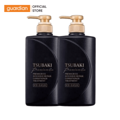 Combo 2 Chai Dầu Xả Giúp Phục Hồi Chuyên Sâu & Tái Tạo Tóc Hư Tổn Tsubaki Premium Ex Intensive Repair 490Ml x 2