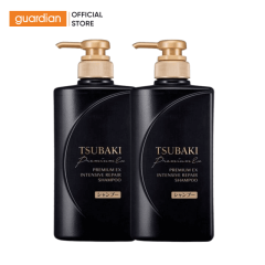 Combo 2 Chai Dầu Gội Giúp Phục Hồi Chuyên Sâu & Tái Tạo Tóc Hư Tổn Tsubaki Premium Ex Intensive Repair 490Ml x 2