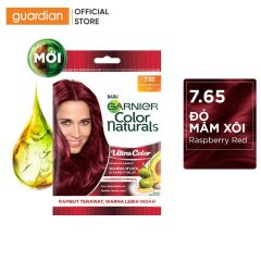 KEM NHUỘM TÓC MÀU THỜI TRANG GARNIER COLOR NATURALS ULTRA COLORS - MÀU 7.65 RASBERRY RED - ĐỎ THUẦN